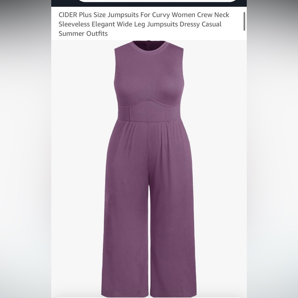 CIDER Plus Size Jumpsuits For Curvy Women